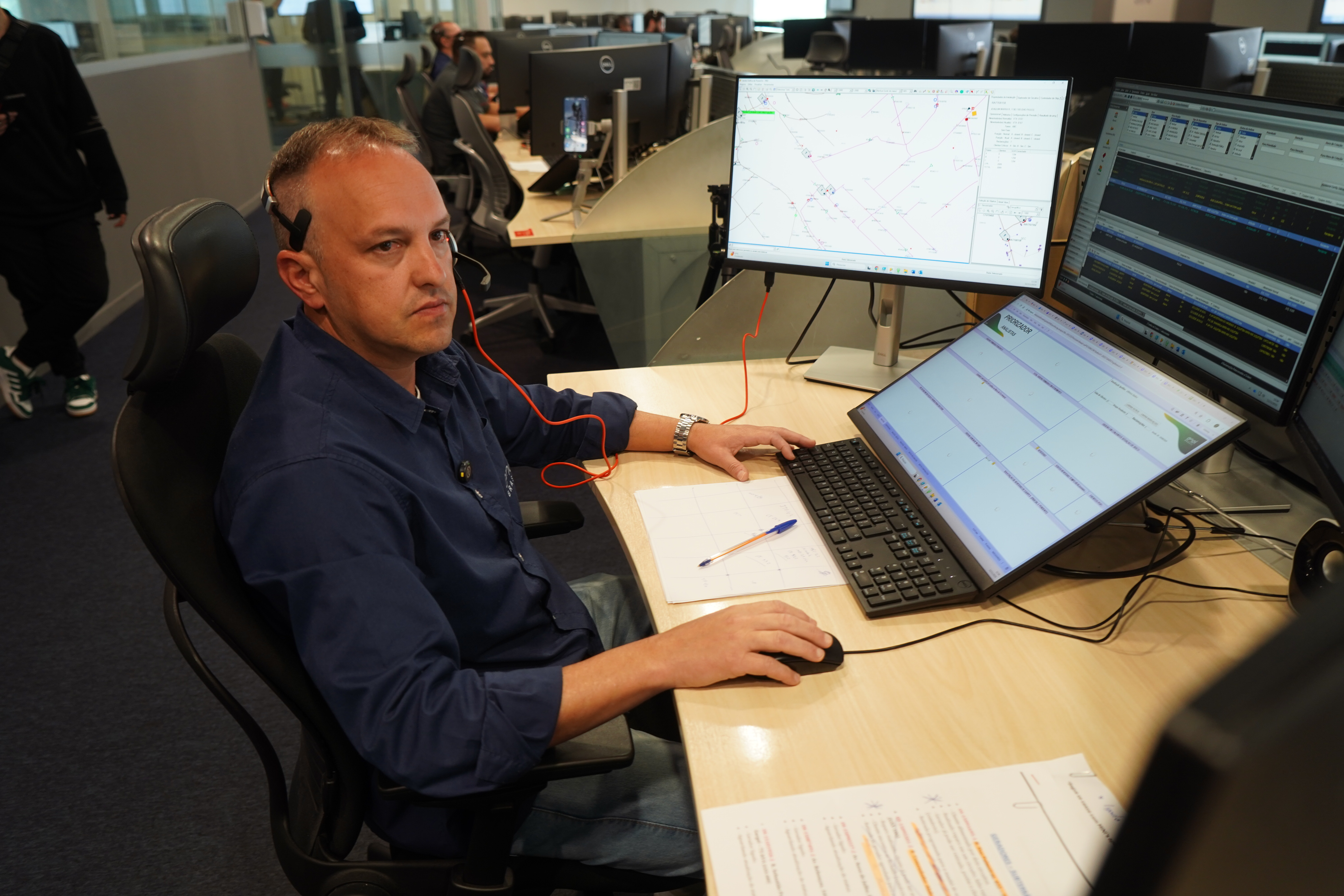 José Chil é técnico de operação do C.O.D. há quase quinze anos