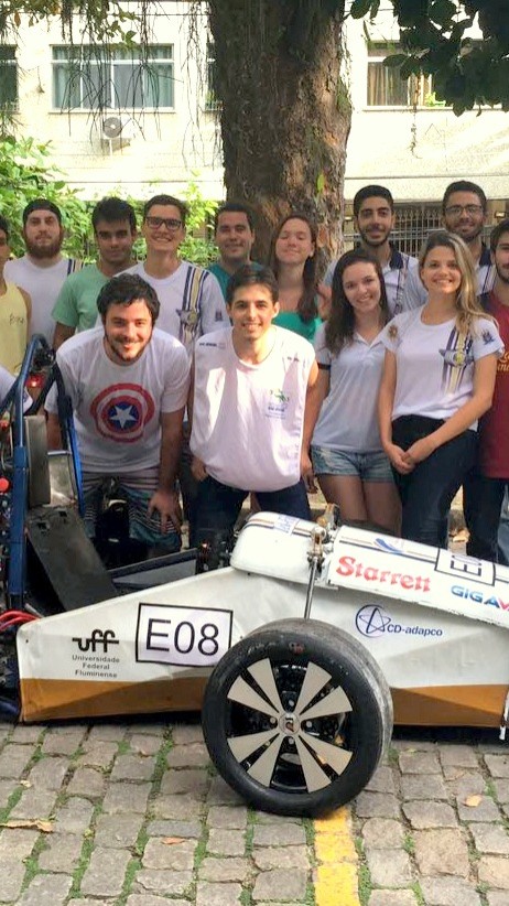 Projeto de carro elétrico desenvolvido por alunos da UFF